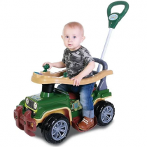 Carrinho Infantil Passeio Empurrador Jip Jip Militar Maral