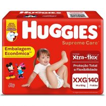 Fralda Huggies Supreme Care XXG 140 unidades