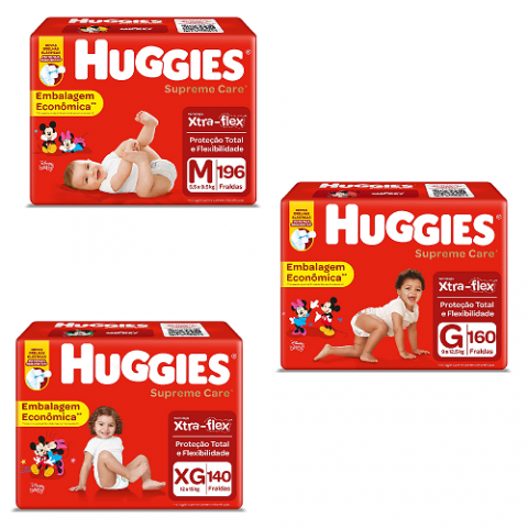 Fralda Huggies Supreme Care