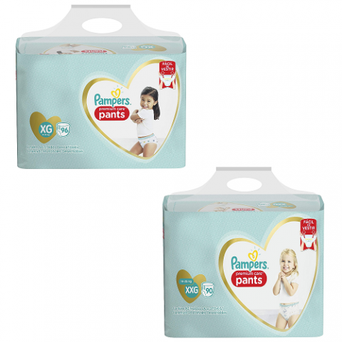 Fralda Pampers Pants Premium Care