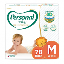 Fralda Personal Baby Premium Protection M 78 Unidades