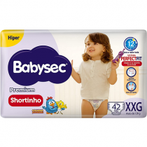 Fralda Babysec Shortinho Premium XXG 42 Unidades
