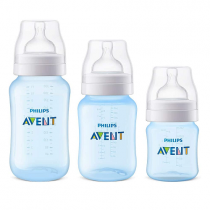 Kit 3 Mamadeiras Philips Avent Classic 125ml/ 260ml/ 330ml