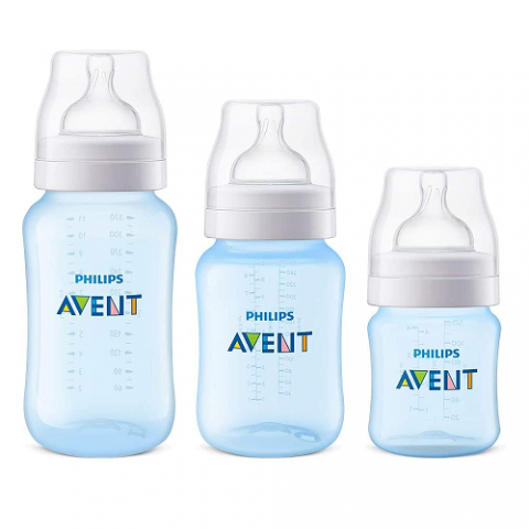 Kit 3 Mamadeiras Philips Avent Classic 125ml/ 260ml/ 330ml