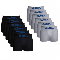 Kit 6 Cuecas Boxer Infantil Zorba