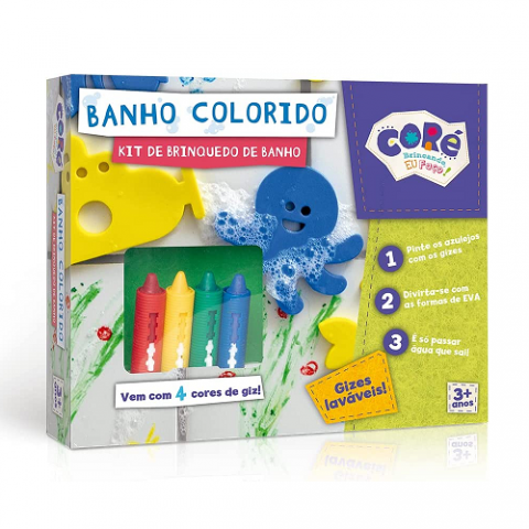 Kit de Brinquedo de Banho Colorido – Toyster Brinquedos