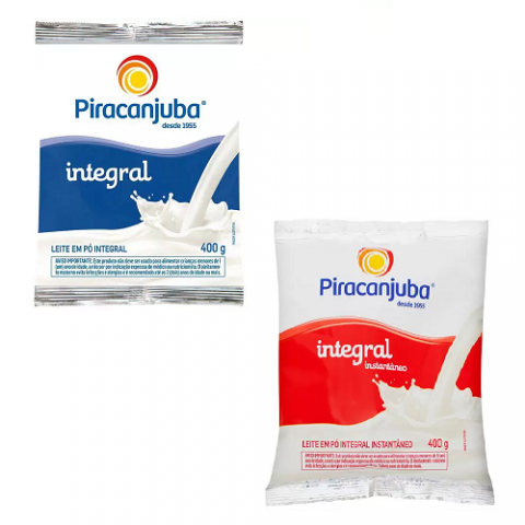 Leite em Pó Integral Piracanjuba 400g