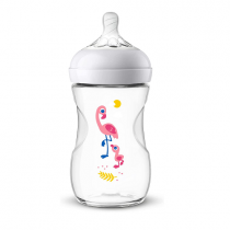 Mamadeira Pétala Decorada Flamingo Philips Avent 260ml