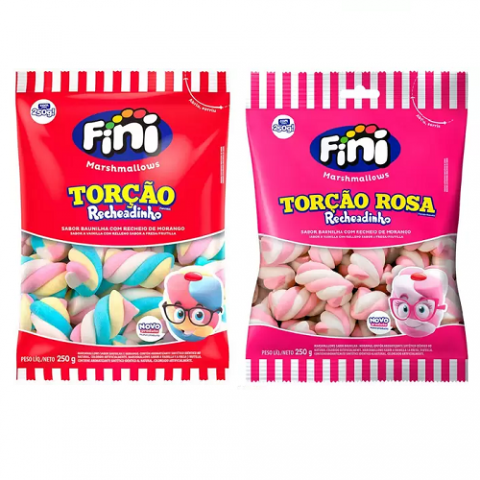Marshmallow Recheado Fini 250g