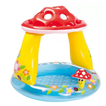 Piscina Cogumelo Divertido com Cobertura Intex 45l