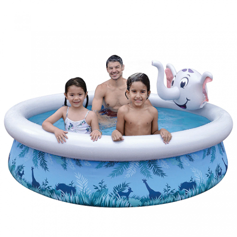 Piscina Inflável Elefante 3D Jilong 1.140 Litros