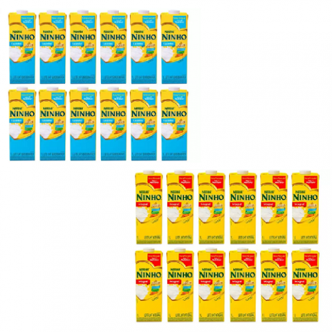 Kit Leite Ninho 1L 12 Unidades