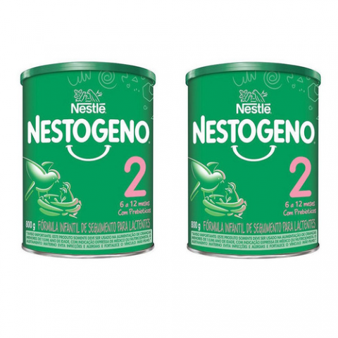 2 Latas Nestogeno 2 800g