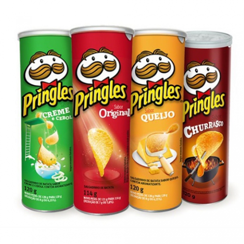 Batata Pringles 114g e 120g sabores