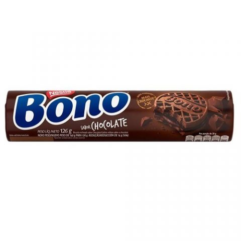 Biscoito Bono Recheado Chocolate 126g