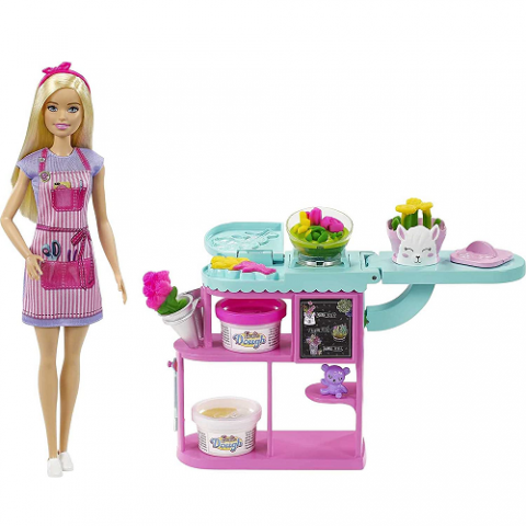 Boneca Barbie Profissões Loja de Flores