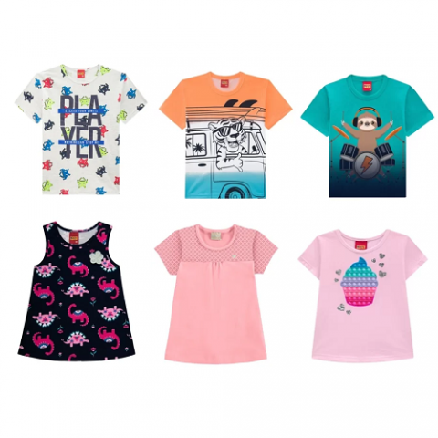 Camisetas Infantil Top Marcas com até 50% OFF