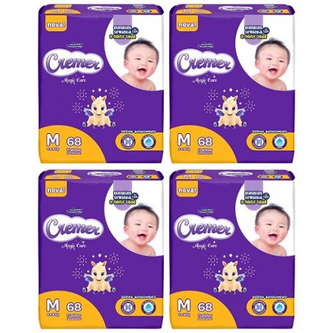 Fralda Cremer Hiper Tamanho M 272 unidades