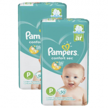Fralda Pampers Confort Sec Tamanho P 100 unidades