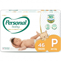 Fralda Personal Baby Premium Protection P 46 unidades