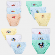 Kit 3 Cuecas InfantisTrifil Disney