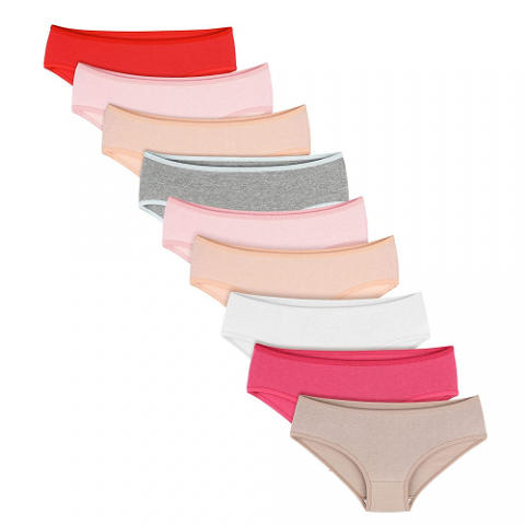 Kit 9 Calcinhas Infantil Lisa DCP Kids