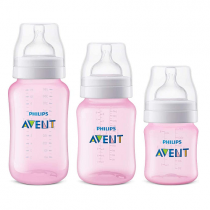 Kit Mamadeiras Clássica Anticólica Philips Avent 125/260/330ml