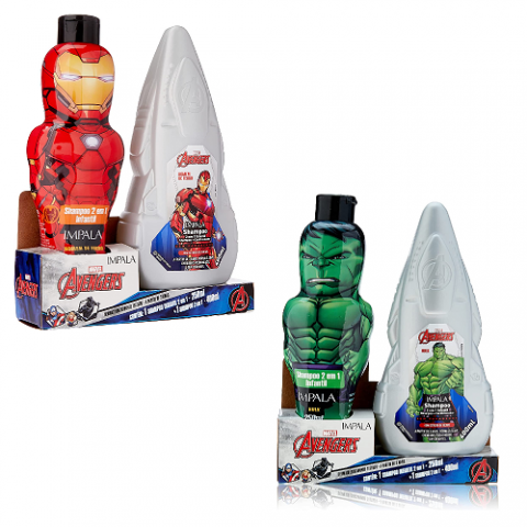 Kit Shampoo 2X1 Impala Marvel 250ml/400ml
