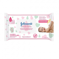 Lenços Umedecidos Johnson’s Baby Extra Cuidado 96 Unidades