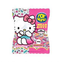 Pirulito Pop Mania Hello Kitty Morango 600g