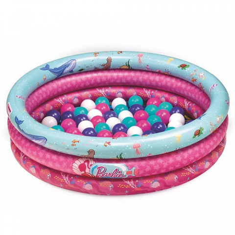 Piscina Barbie de Bolinhas Inflável com 25 Bolinhas