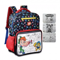 Mochila de Costas Infantil Gato Galactico