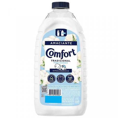 Amaciante Diluído Comfort Tradicional Puro Cuidado 1.8L