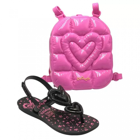 Sandália Grendene Kids Luluca Bubble Bag