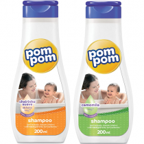 Shampoo Infantil Pom Pom Suave ou Camomila