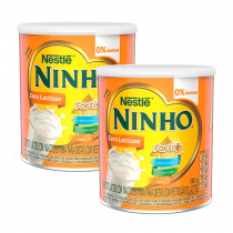 2 Latas Ninho Forti+ Zero Lactose 380g cada