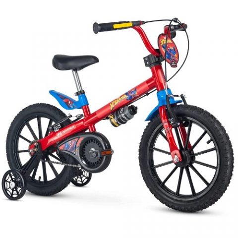 Bicicleta Infantil Aro 16 Spider Man Nathor