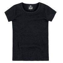 Blusa Manga Curta Meninas Hering Preta