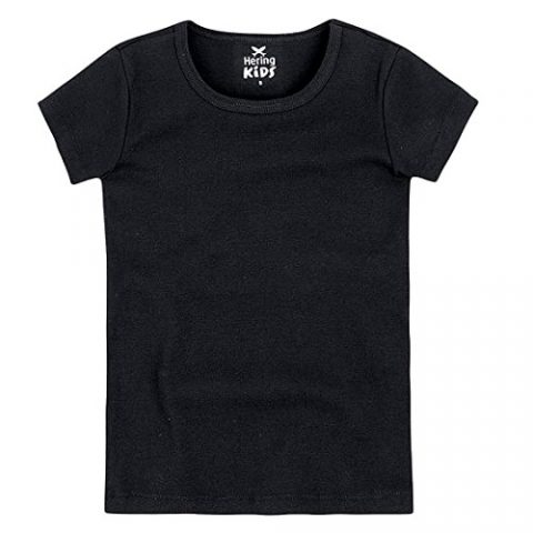 Blusa Manga Curta Meninas Hering Preta