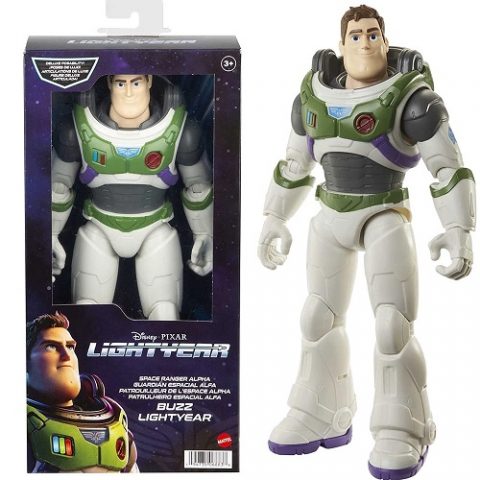 Boneco Articulado BuzzLightyear Patrulheiro Espacial 30cm Mattel