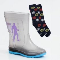 Bota Grendene Kids Marvel Pantera Negra + Par de Meias