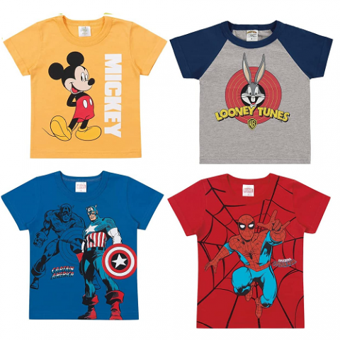 Camisetas Baby Marlan com até 56% OFF