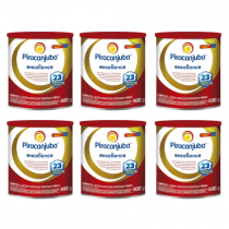 6 Latas Composto Lácteo Piracanjuba Excellence Fase Pré Escolar 800g
