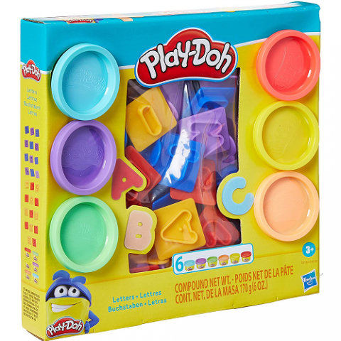 Conjunto Massinha Play Doh Letras