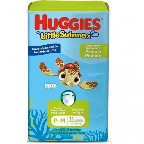 Fralda Huggies Little Swimmers P/M 11 Unidades