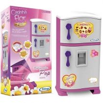 Geladeira de Brinquedo Pop Casa Flor Estilo Xalingo