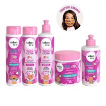 Kit SOS Kids Shampoo + Condicionador + Máscara + Ativador de Cachos