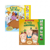 Livro Sonoro a Arca de Noé ou Três Porquinhos