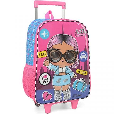 Mochila Infantil LOL Rodinhas