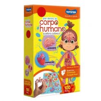 Quebra Cabeça Por dentro do Corpo Humano 100 Peças Toyster